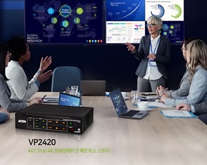에이텐, 최대 4개 입력 및 2개 출력 지원하는 4K HDMI 프레젠테이션 매트릭스 스위치 발표